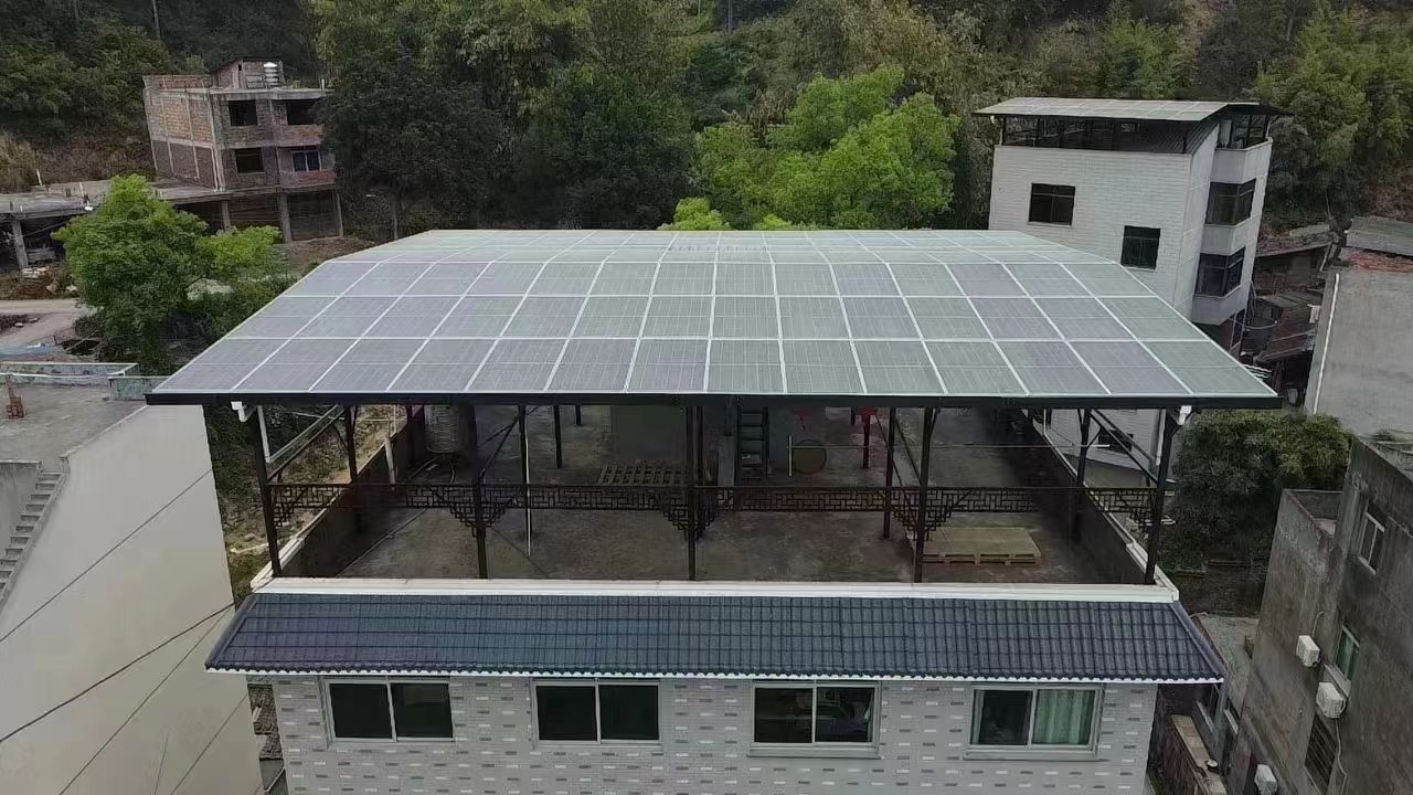 徐州15kw+10kwh自建别墅家庭光伏储能系统